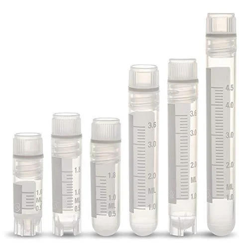 Disposable Lab Medical PP Plastic Cryovial Tube Freezing Tube 1.8ml 2ml 5ml 10ml Cryo Tube