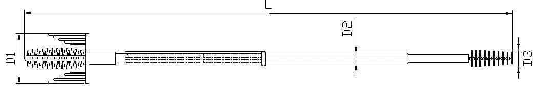 Tct Test Gynecological Cervical Cytology Brush High Quality Disposable Cytology Vaginal Cervical Brush Cytobrush for Pap Smear Tct Detection