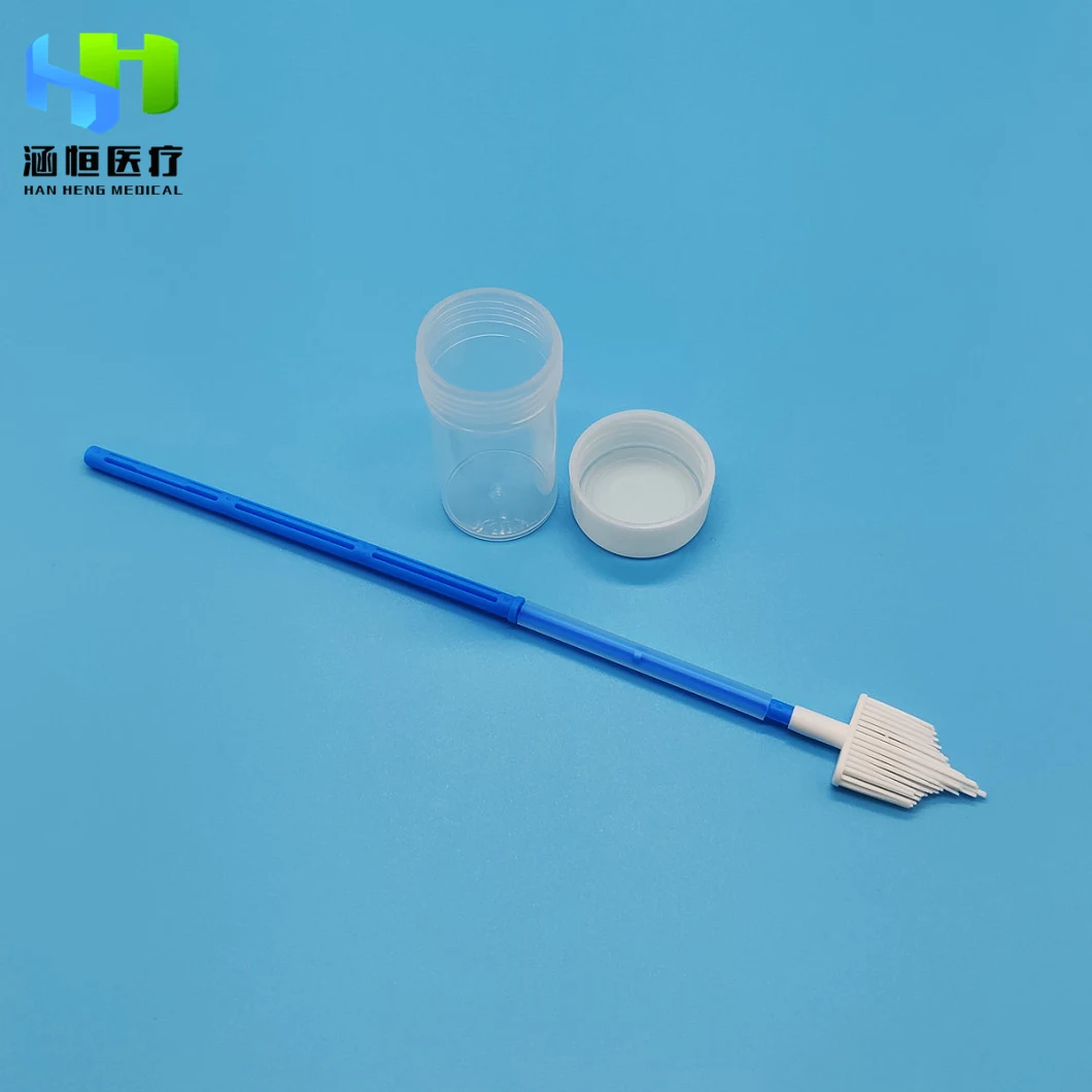 High Quality Medical Specimens Tubes with Sterile Cytology Brushes Cervical Brush for Cell Sampling with CE FDA FSC