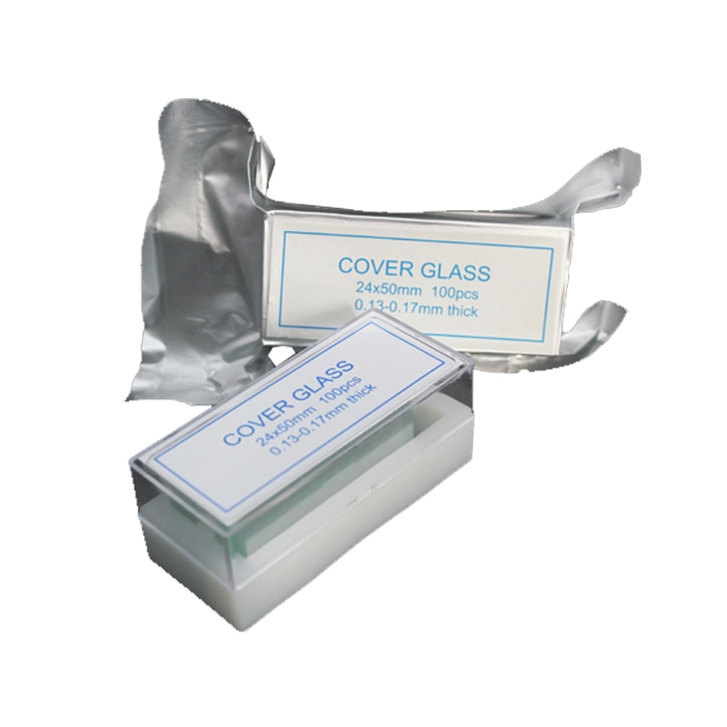 Medical Transparent Clear Microscope 24X50mm Microscope Cover Glass