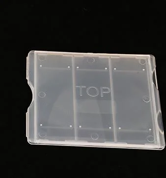 Portaobjetos de microscopio Caja de almacenamiento Portaobjetos Plástico